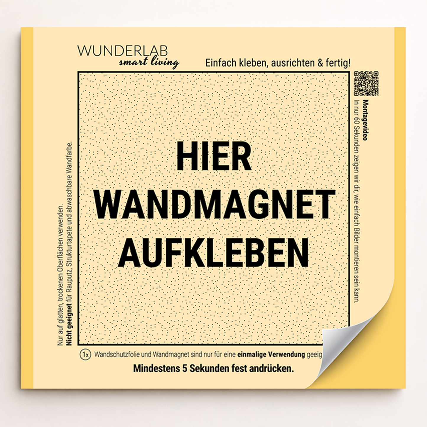 Wandschutzfolie 3er Set