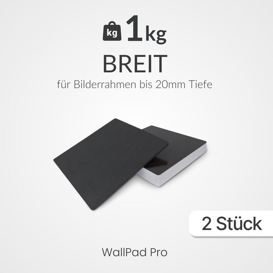 WallPad Pro WP1000 – Bilder aufhängen mit Magnetkraft, ganz ohne Werkzeug und Löcher in der Wand.