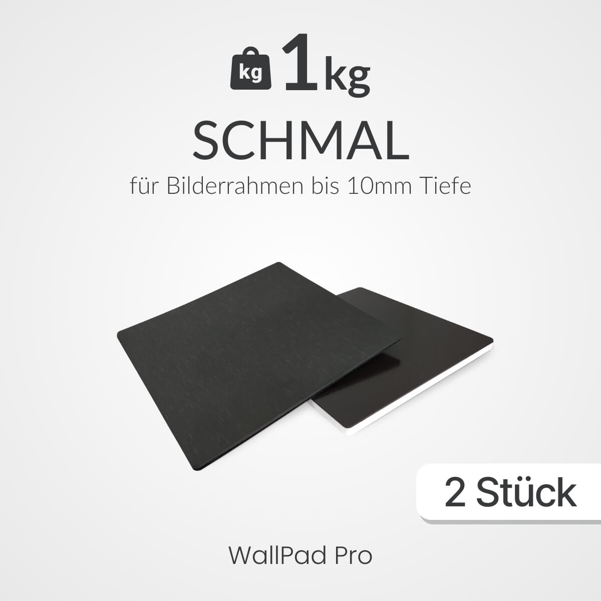 WallPad Pro WP1000 – Bilder aufhängen mit Magnetkraft, ganz ohne Werkzeug und Löcher in der Wand.