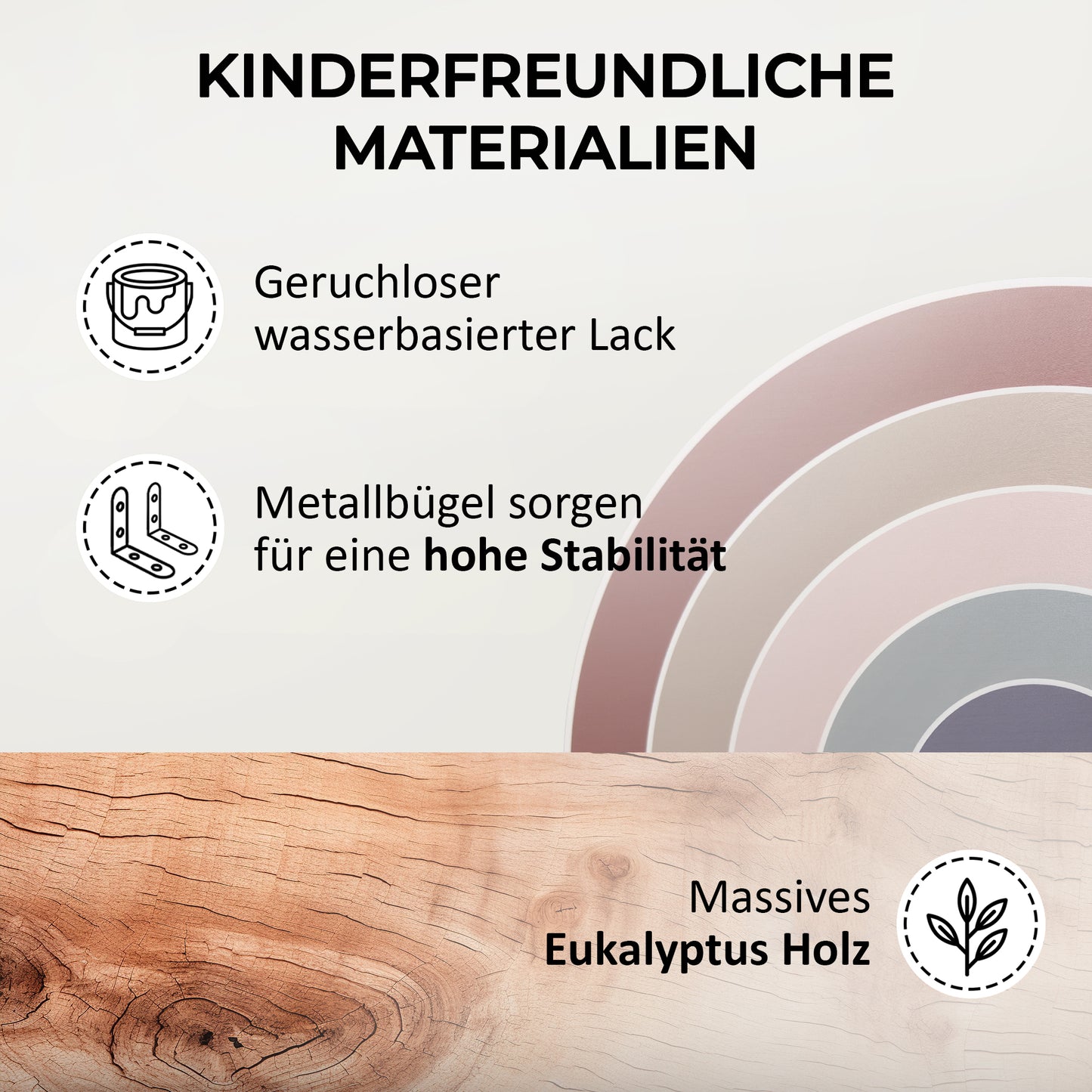 Rausfallschutz Regenbogen Remy