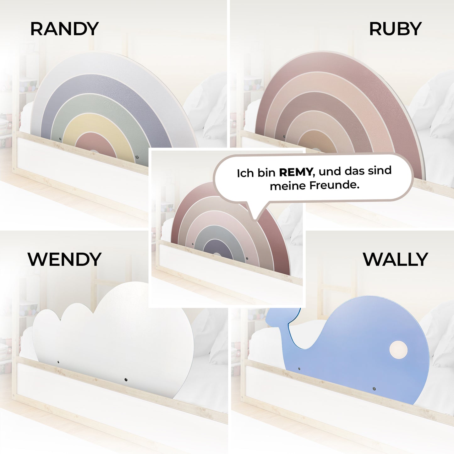 Rausfallschutz Regenbogen Remy