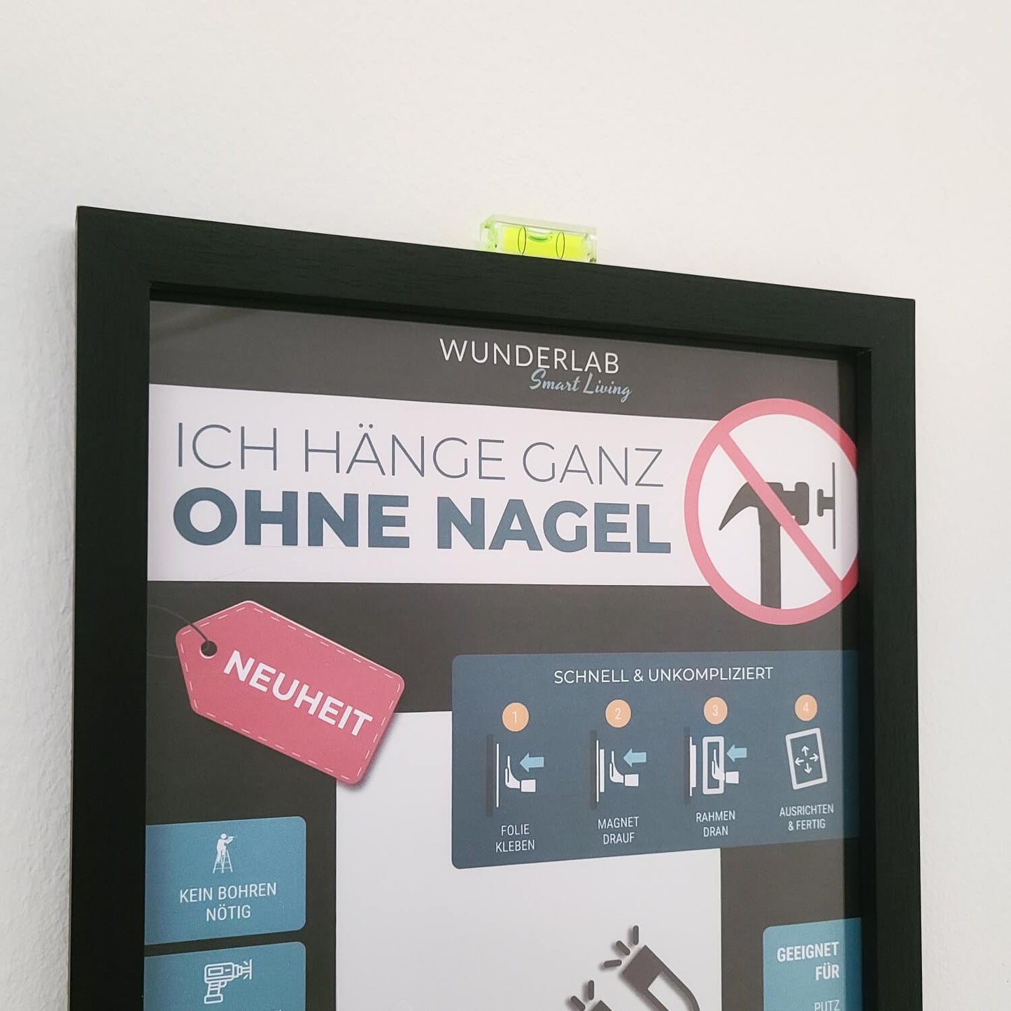 Bilderrahmen 2.0 - Schwarz DIN A4