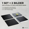 WallPad Pro Set Inhalt – Magnetpads, Wandpads und Wasserwaage für Bilder ohne Bohren