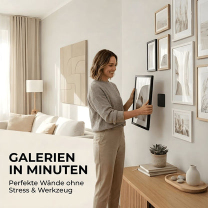 Bilderwand gestalten ohne Bohren – moderne Deko mit WallPad Pro für perfekte Galerien